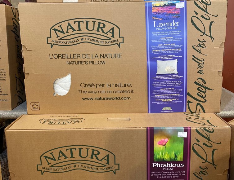 Natura Ventilated latex and memory foam pillows